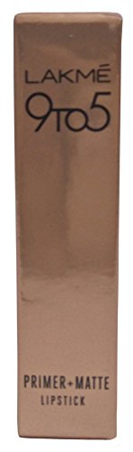 Image of Lakme 9 to 5 Primer + Matte Lip Color, MP17 Rosy Mind, 3.6g