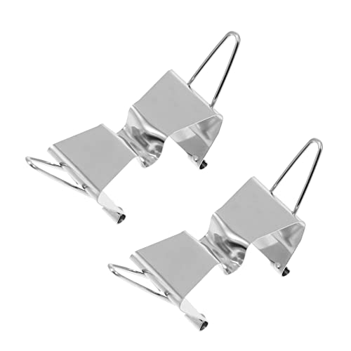 VILLCASE 2pcs Wet Canvas Clips for Painting Oil Canvas Clamps Artist Clamps Art Wet Oil Panel Holder Carrier for Panels
