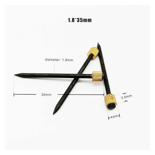Image of Idomin 25pcs Black Steel Brass Cap Nail For Hanging Picture Photo Oil Painting Frame Mirror Clock Hook Hanger Hard Wood Solid Wall(1.8x35mm)
