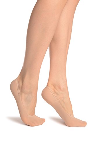 LissKiss Beige Opaque Footies 40 Den - Footsies Socks
