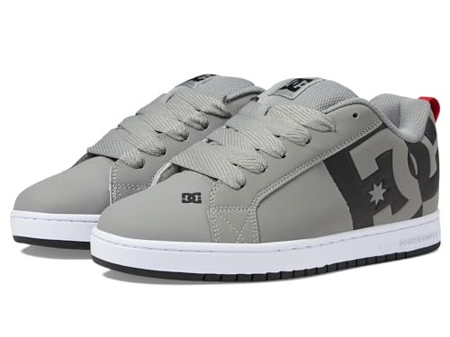 Image of DC Men's Court Graffik SQ Casual Skate Shoe Grey /Black /Grey 15