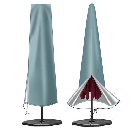 OKPOW Parasol Cover 600D, Fits 2.5-3m Umbrellas