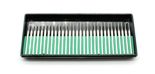 Set TMAX de 30 piezas de fresas diamantadas de 1 mm miniatura 2