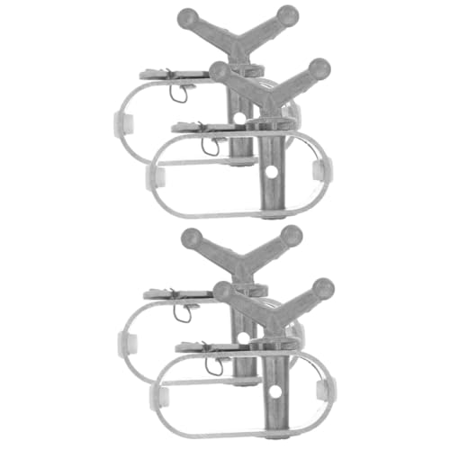 BESPORTBLE 2 Ensembles Tendeur De Fil Tendeur De Treillis Pince À Sertir Le Câble Tendeur De Câble Piscine Tendeur De Treuil À Câble Robuste -câble Métallique Acier A3 2 Pièces * 2