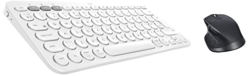 Image of Logitech MX Master 2S Wireless Mouse, Multi-Device, Bluetooth or 2.4GHz Wireless with USB Unifying Receiver, 4000 DPI Any Surface Tracking & K380 Wireless Multi-Device Bluetooth Keyboard for Windows