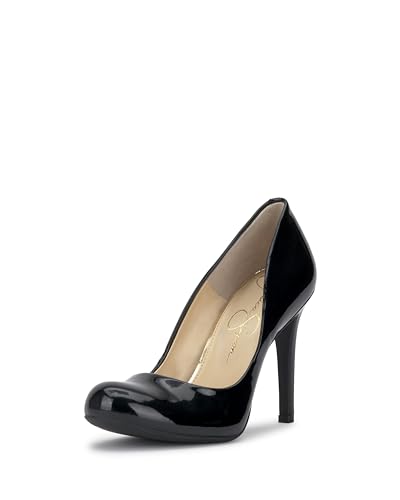 Jessica Simpson Women's Calie Pump,Black Patent,8 M US