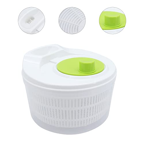 Compact Beowanzk Salad Spinner with Clear Serving Bowl, 23cm - Image 4