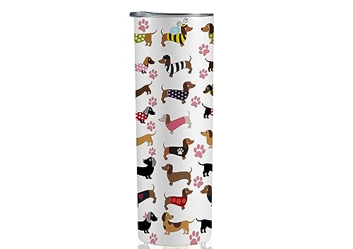 Onebttl Dachshund Gifts for Women Sausage Dog Travel Mug for Weiner Weenie Dog Lovers Owners, Girls, Friends, Daughters