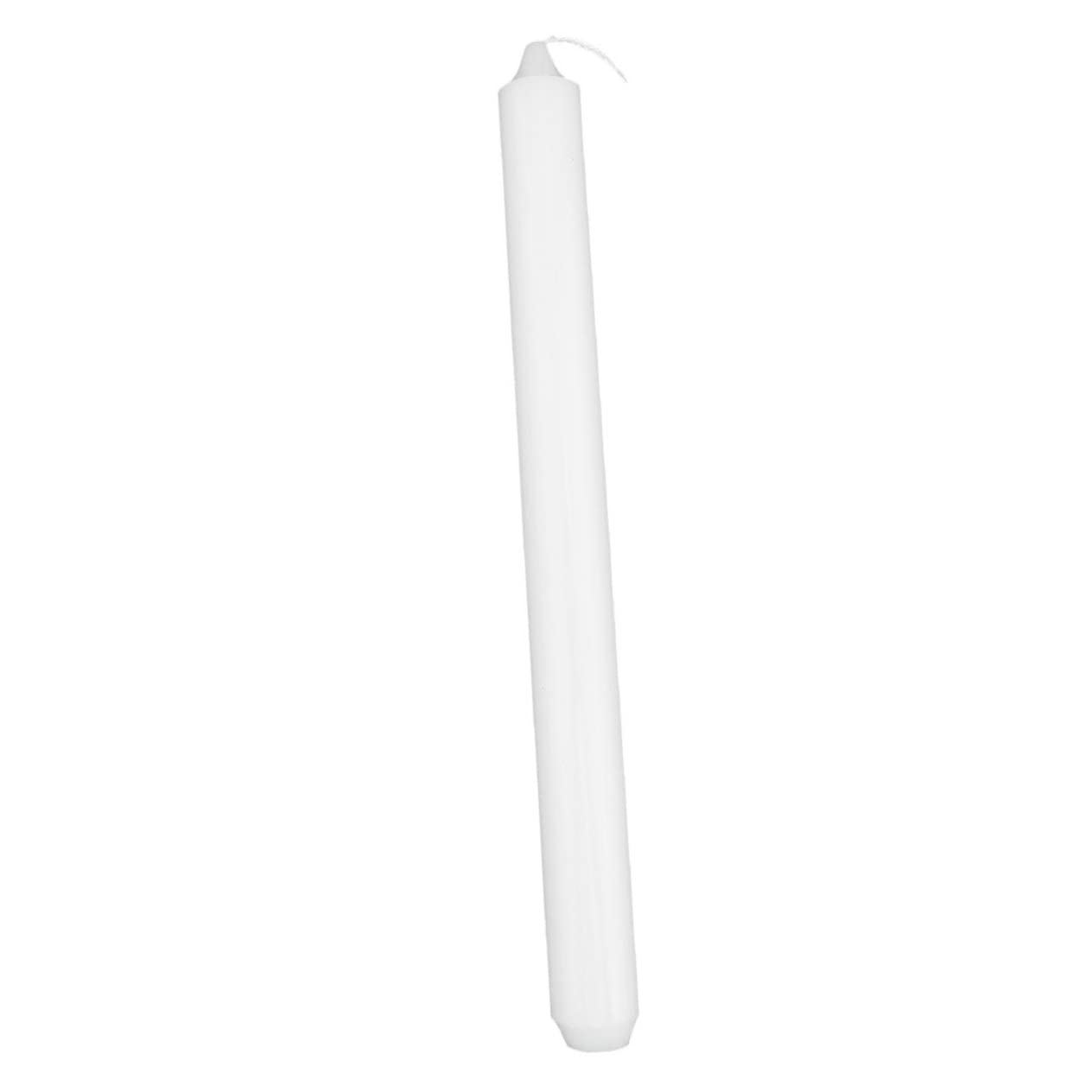 Vela de Boda Romántica de Parafina Color Blanco sin Humo Olor, Vela de Poste Largo Multiusos para Decoración de Navidad y Aniversarios