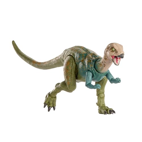 Mattel Jurassic World Colección Hammond Driosaurio Figura de acción de Dinosaurio, diseño de Primera Calidad con Ojos realistas, 17 Puntos de articulación y mandíbula Intercambiable, JKM92