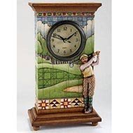 Jim Shore Golf Clock