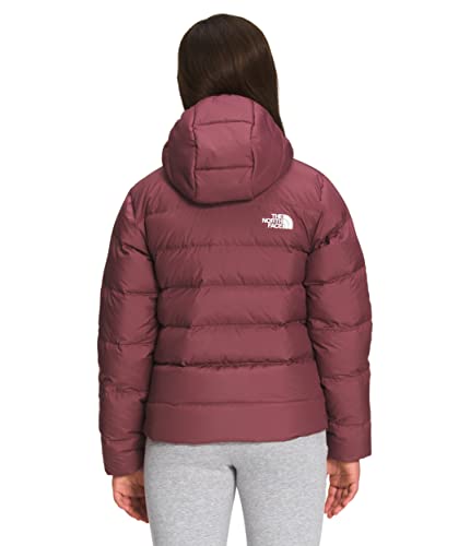 The North Face Girls' Reversible North Down Hooded Jacket, Wild Ginger, X-Small #TOP1