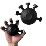 2025 Neuest Fingergriff-Stärker,Handtrainer Fingertrainer,Finger-Griffstärker für Musiker, Sportler, Kletterer, Boxer & Rehabilitation (Schwarz)