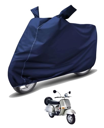 Image of Auto Hub Waterproof Scooty Cover Compatible with Bajaj Chetak Dustproof, UV Protection Two Wheeler Scooty Chetak Cover - Blue