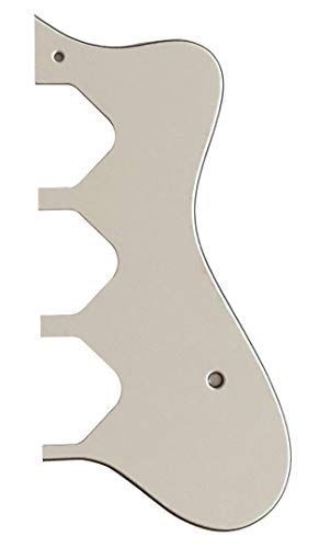 For Riviera Custom P93 Hollow Body Electric Guitar Pickguard (3 Ply White)
