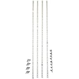 ESCO 棚柱・棚受・ビスセット ステンレス製 900mm EA976GB-6