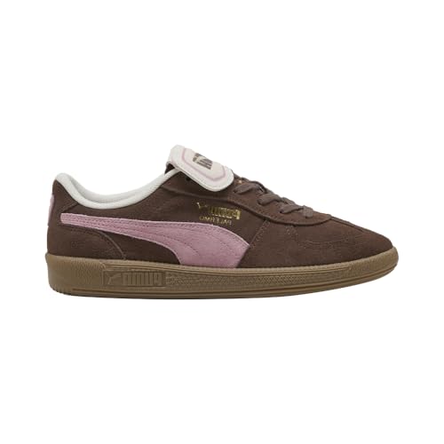 Image of PUMA Mens Palermo Premium Suede Lace Up Sneakers Shoes Casual - Brown