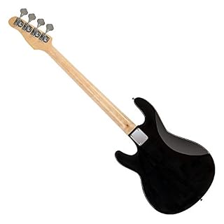 Rocktile MB-4 BK guitare basse électrique noire - Les Beatles, Paul McCartney, John Lennon, RIngo Starr, George Harrison Rocktile MB-4 BK guitare basse électrique noire – Image 2