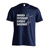 [アートワークスコウベ] バレーボール Tシャツ 半袖 練習着 ドライ とっておきの一撃 ユニセックス M ネイビー