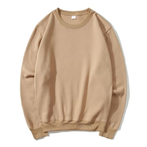 Men's Crewneck Sweatshirt Casual Long Sleeve Soft Pullover Basic Tops - image 5