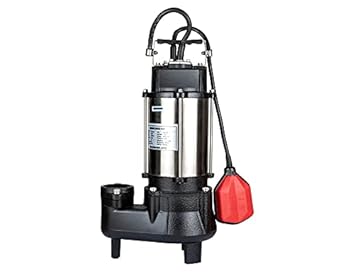 VOLVO PUMPS I Submersible Sewage Water Pump- 100% COPPER, 10 m Cable, SS Pump Body, SEPTIC TANK PUMP, SLUDGE PUMP, FISH WASTE AND COW DUNG REMOVAL PUMP, HOTEL (2 HP SEWAGE-SINGLE PHASE -28M3/H)