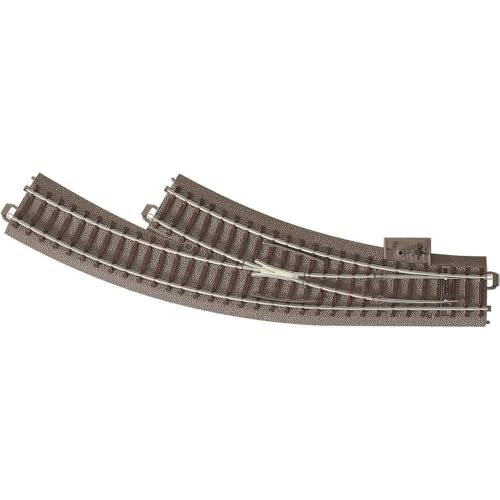 Märklin 4028106626722 - Bogenweiche rechts R1, 360 mm, Trix H0, Braungrau Märklin 4028106626722 - Bogenweiche rechts R1, 360 mm, Trix H0, Braungrau
