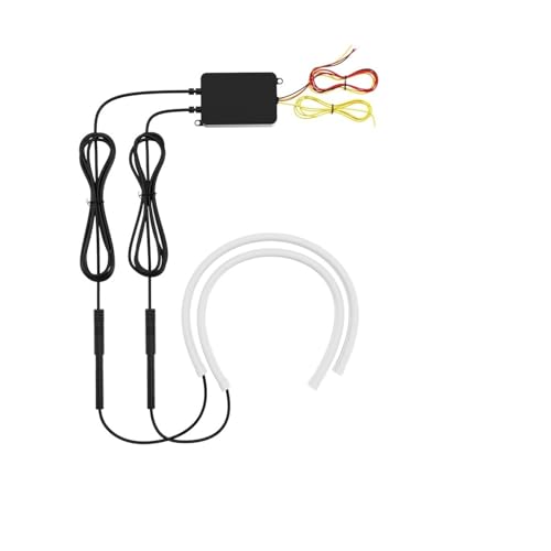 Solución de visibilidad y estilo con kit halo LED flexible para faros de coche