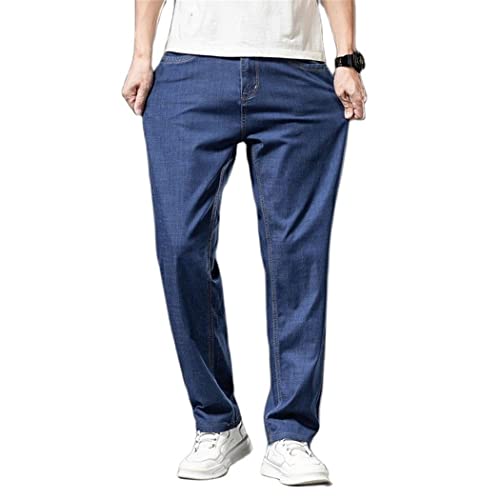 Jean classique bleu pour homme taille 40 en coton confortable - 3