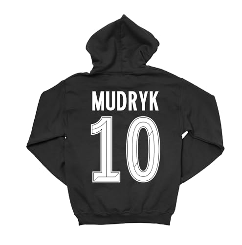 Mudryk 10 London Tribute - Soccer Jersey-Style Youth Hooded Sweatshirt2