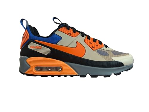 Nike Air Max 90 Drift Men's Shoes (FB2877-200, Rattan/Hyper Royal/Black/Bright Mandarin) Size 10