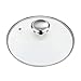 Cook N Home Tempered Glass Lid, 9.5-inch/24cm, Clear