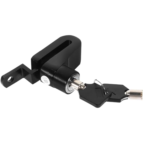 TOBBOMEY Candado de Disco Antirrobo para Motocicleta y Bicicleta Resistente al Agua con Estructura Duradera de Hierro y Cobre y Ligero para Frenos de Disco y Scooters Eléctricos