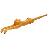 Healvian Grattaschiena Design Liscio e Raffinato in Legno a Forma di Gatto Manico, Massaggiatore per Schiena Antistress e Antiscabbia per