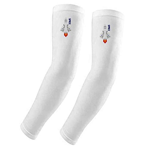 Manchons de bras fusée pixel protection UV pour le sport et cyclisme