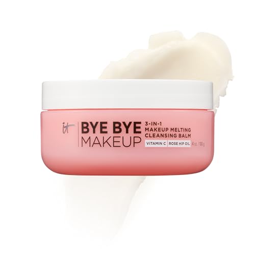 IT Cosmetics Bye Bye Makeup 3-in-1 Makeup Melting Balm, Removes Makeup and Impurities while Hydrating the Skin, 100ml