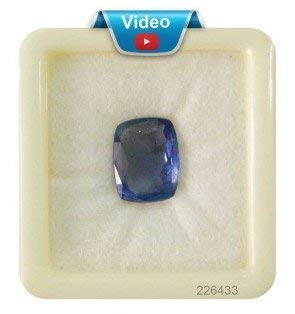9.25 Ratti zafiro azul (NEELAM/NILAM) piedra natural certificada calidad AAA, AMZ13030, S, Gema