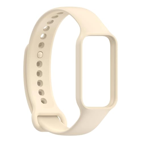 [MEVMEVGNLN] Fit For Redmi Smart Band 2�p�����X�g���b�v�AFit For Xiaomi 8�p�A�N�e�B�u�X�g���b�v�u���X���b�g�p�V���R���E�H�b�`�o���h�X�g���b�v(Ivory)