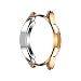 Produktbild Gehäuse Kompatibel mit Samsung Galaxy Watch 4 Classic 46mm Schutzfolie Schutzhülle Soft TPU Kratzfest Stoßfeste Schutzhülle Shell Hülle Smart-Watch Case Cover Schutz Abdeckung Zubehör (Gold)