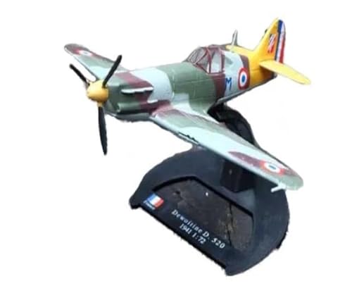 Modelo de avión 1/72 D.520 diecast réplica militar terminada que no requiere montaje 2