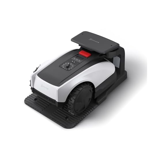 ECOVACS GOAT O500 Panorama Robot Lawnmower 500㎡, Auto Mapping, Setup-free, LiDAR-Enhanced Panoramic Visual Navigation, Pass 0.7m path, Customized Mowing, Edge Precision Mowing, 45% Slope