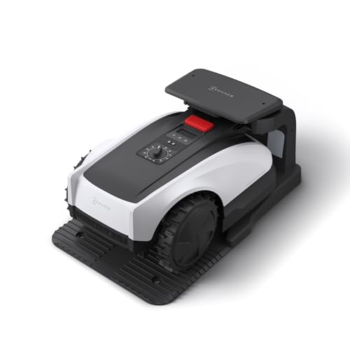 ECOVACS GOAT O500 Panorama Robot cortacésped 500㎡, mapeo automático, sin configuración, navegación visual panorámica mejorada LiDAR, paso de 0,7 m de camino, corte personalizado, corte de precisión de