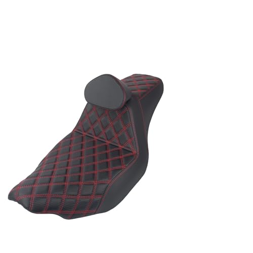 Cojín asiento delantero trasero con respaldo para motocicleta Touring 2024 Street Glide