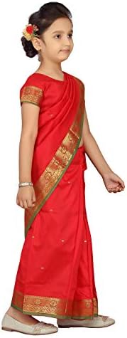 Aarika Girls YELLOW Colour Saari