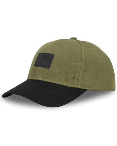 Johnny Urban Casquette Snapback Vert/Noir Homme & Femme – Cap Dean Fabriqué de Tissu de Haute Qualité - Casquettes de Baseball Stylée & Réglable avec...