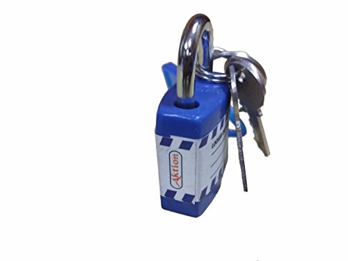 Image of Plastic Lockout Padlock Ak-Jpl-103B Lock And Hold, Pack Of 5