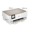 HP Envy Inspire 7220e 242P6B, Stampante Multifunzione a Getto d'Inchiostro A4 a Colori, Fronte/Retro Automatico, 22 ppm, Wi-Fi, Smart, 3 Mesi di Inchiostro Instant Ink Inclusi, Bianca