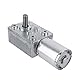 DC 12V Getriebemotor, CW/CCW Getriebe, Motor Reversibler Schneckengetriebemotor mit Hohem Drehmoment (20RPM)