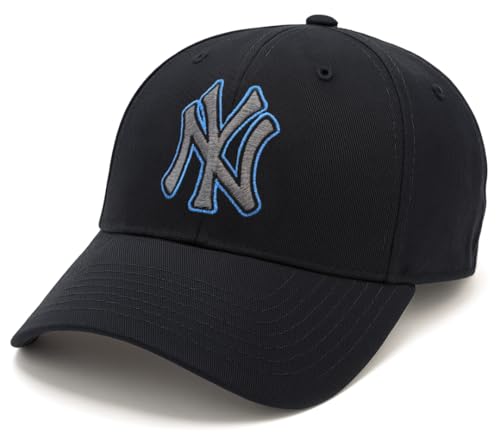 Gorra deportiva negra con logo ajustable para niños miniatura 1