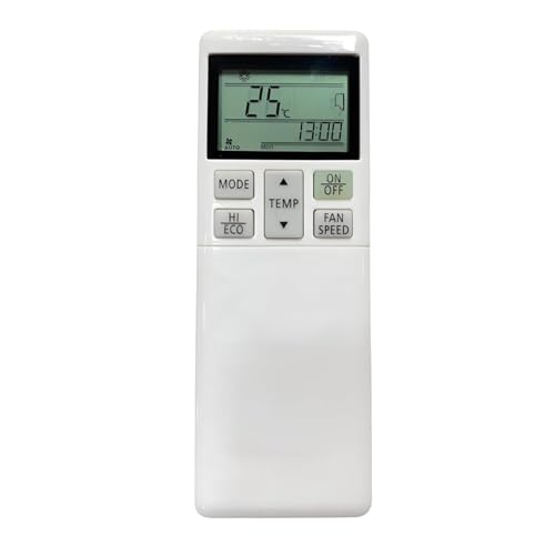 Image of Upix AC Remote No. 250 (No Backlight), Compatible /Replacement for Mitsubishi AC Remote Control (Exactly Same Remote Will Only Work), (White)