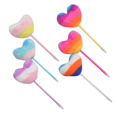 Bolígrafos de pom pom Happyyami, divertidas piezas de peluche para regalar en cumpleaños